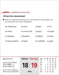 Spanisch Sprachkalender 2026
