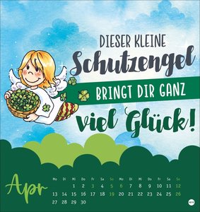 Schutzengel Postkartenkalender 2026