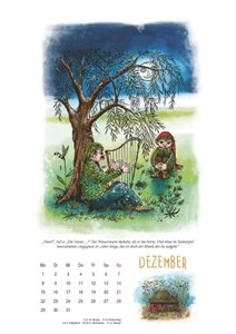 Der Otfried-Preußler-Kalender 2025 – Wandkalender für Kinder – Mit Räuber Hotzenplotz, Kleiner Hexe und Co. – 29,7 x 42 cm – Spiralbindung