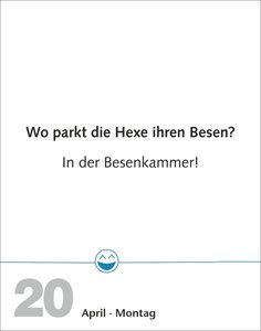 Beste Witze Tagesabreißkalender 2026