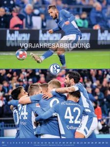 FC Schalke 04 2024 - Poster-Kalender-XL - Fußball-Kalender - Fan-Kalender - 48x64 - Sport