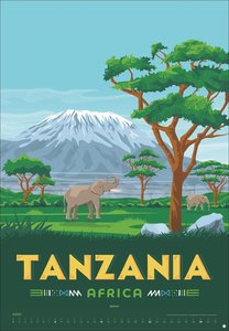 Travel the World Posterkalender 2026