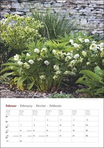 Gartenzauber Kalender 2023. Wandkalender mit 12 prachtvollen Fotos schöner Gärten. Farbenprächtiger Bildkalender für die Wand. Foto-Terminkalender zum Eintragen