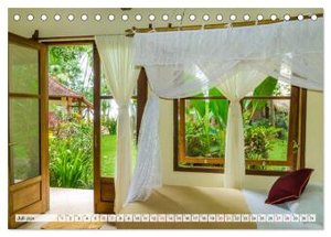 Himmlisch schlafen in Bali (Tischkalender 2024 DIN A5 quer), CALVENDO Monatskalender