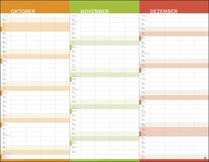 3-Monats-Familienplaner Kalender 2022