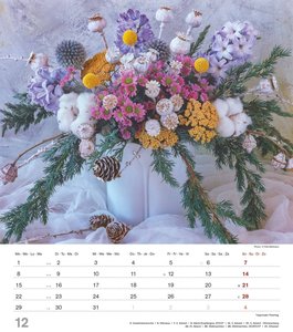 Blumenträume 2025 - Foto-Kalender - Wand-Kalender - 30x34 - Blumen-Traum