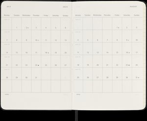 Moleskine 18 Monate Wochenkalender 2024/2025, P/A6