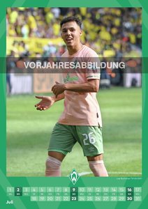 Werder Bremen 2024 - A3-Kalender - Fußball-Kalender - Fan-Kalender - 29,7x42 - Sport