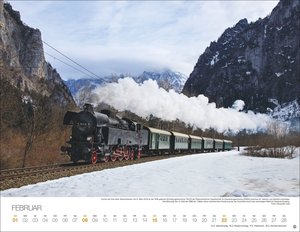 Feurige Dampfloks Posterkalender 2026