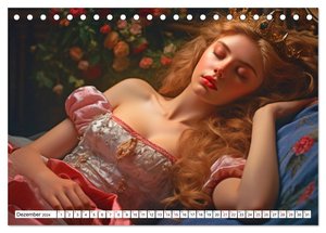 Märchenzauber - Verwunschene Welten (Tischkalender 2024 DIN A5 quer), CALVENDO Monatskalender