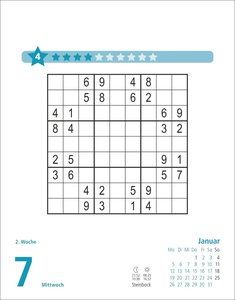 Stefan Heine Sudoku mittel Tagesabreißkalender 2026