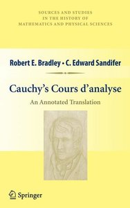 Cauchy´s Cours d´analyse