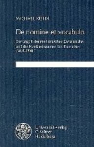 De nomine et vocabulo