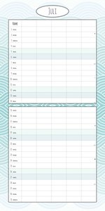 Familienplaner Deluxe 2025 - Broschürenkalender 30x30 cm (30x60 geöffnet) - Kalender mit Platz für Notizen - 5 Spalten - Bildkalender - Wandkalender