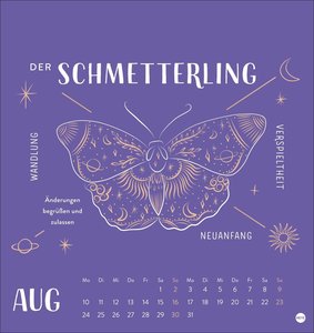 Krafttiere Postkartenkalender 2026