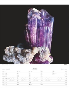 Mineralien Kalender 2026
