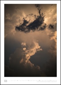 Wolkenbilder 2022 – Wolken-Kalender von DUMONT– Foto-Kunst von Tan Kadam – Poster-Format 50 x 70 cm