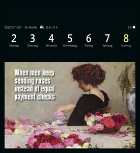 Classical Art Memes Postkarten-Kalender 2024. Klassische Kunst mal anders: Jede Woche neue Memes mit lustigen Sprüchen in einem Tischkalender zum Aufstellen
