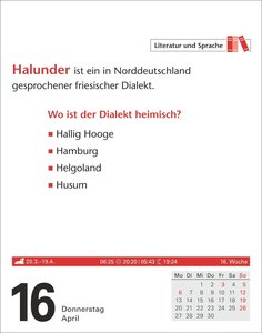 Duden Allgemeinbildung Tagesabreißkalender 2026