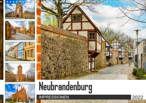Neubrandenburg Impressionen (Wandkalender 2022 DIN A3 quer)