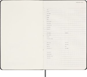Moleskine undatierter Wochen Notizkalender, L/A5