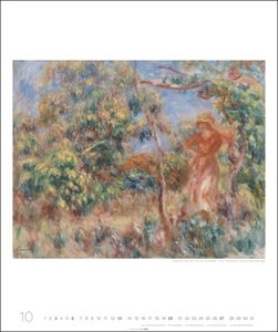 Auguste Renoir Edition Kalender 2024. Kunst-Kalender für Fans des Impressionismus. Jeder Monat ein Meisterwerk von Renoir im Großformat. 46x55 cm Hochformat
