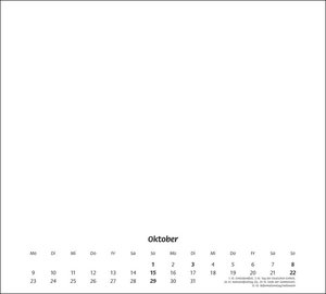 Bastelkalender 2023 silber. Weiße Innenseiten in einem Blanko-Kalender zum Basteln. Eigene Fotos auswählen und verzieren - auch perfekt zum Verschenken!