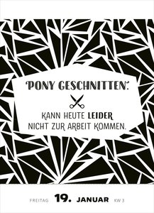 myNOTES Abreißkalender Heute: Tag der geschlossenen Tür!