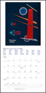 Kandinsky 2023 - Wand-Kalender - Broschüren-Kalender - 30x30 - 30x60 geöffnet - Kunst-Kalender