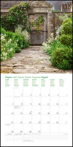 English Country Gardens 2023 - Wand-Kalender - Broschüren-Kalender - 30x30 - 30x60 geöffnet - Garten