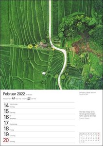 Unsere Welt von oben Kalender 2022