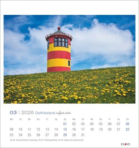 Ostfriesland Postkartenkalender 2026