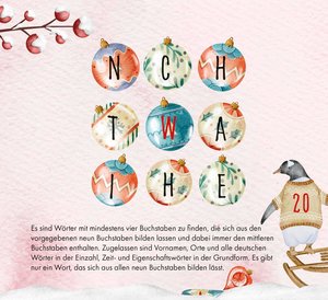 24 x ultimativer Rätselspaß für den Advent