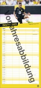 Borussia Dortmund Familienplaner 2024. Der Kalender für Fußball-Familien: Terminplaner mit 5 Spalten und den Stars des BVB. Ein Familien-Kalender mit viel Platz für Notizen.