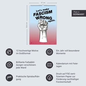 Fight for your Rights Posterkalender 2026