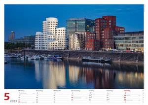 Düsseldorf 2023 Bildkalender A3 quer, spiralgebunden