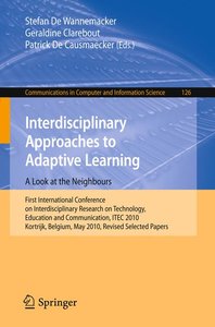 Interdisciplinary Approaches to Adaptive Learning: A Look at the Neighbours