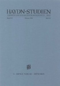 Haydn-Studien Bd.7 Heft 3/4