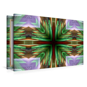 Premium Textil-Leinwand 120 cm x 80 cm quer Ein Motiv aus dem Kalender Gläsernes Licht