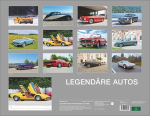 Legendäre Autos Posterkalender 2026