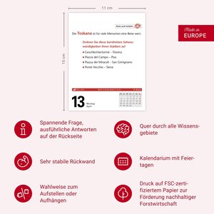 Duden Allgemeinbildung Tagesabreißkalender 2026