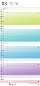 Bunte Wochen Planer für 2 2026