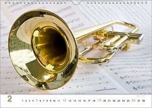 Bach, P: Blech-Instrumente - Musik-Kalender 2023, DIN A3
