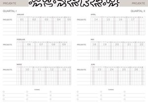 Buchkalender Create & Plan Bohemian 2024