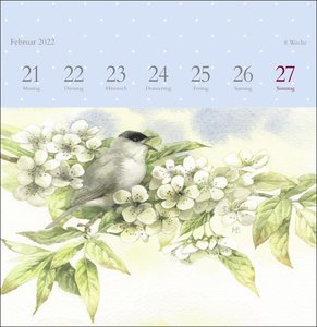 Marjolein Bastin: Schönheit der Natur Premium-Postkartenkalender 2022