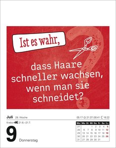 Ist es wahr, dass ...? Tagesabreißkalender 2026
