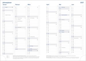 Wochen-Cheftimer A5, blau 2026