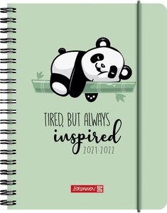 Schülerkalender 2021/2022 (18 Monate) Panda, A6