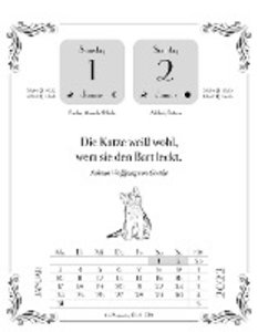 Abreißkalender Katzenfreunde 2022