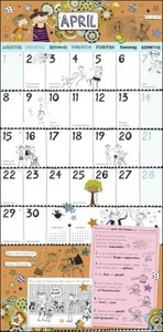 Lotta-Leben Broschurkalender 2024. Bunt illustrierter Kinderkalender mit Comics aus den Bestseller-Büchern. Wandkalender mit viel Platz für Eintragungen und Poster. Comic-Kalender für Kinder. Mit Poster zum Heraustrennen.